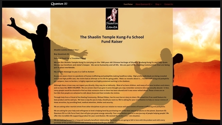 Shaolin Temple Kung Fu School Fund Raiser